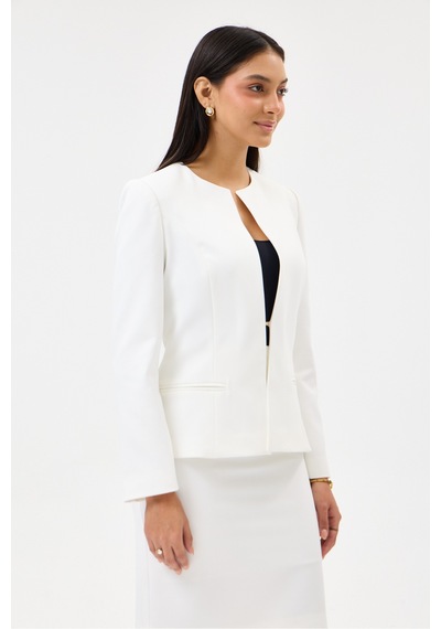 Velnara Moda Kırık Beyaz Klasik Kadın Takım Elbise-sıfır Yaka Ceket & Kısa Kalem Etek Kırık Beyaz - 927030108 Kırık Beyaz Velnara Moda Kırık Beyaz Klasik Kadın Takım Elbise-sıfır Yaka Ceket & Kısa Kalem Etek Kırık Beyaz - 927030108 Kırık Beyaz
