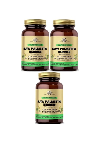 Saw Palmetto Berries 100 Kapsül 3 Adet
