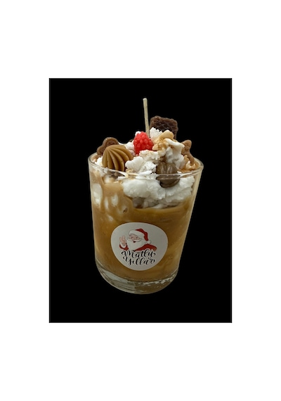 Cafe Latte Soya Mum Çikolata Kokulu Kahverengi