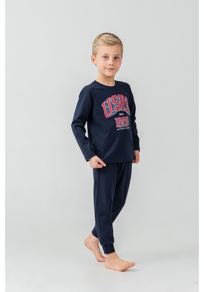 U.S. Polo Assn. Erkek Çocuk Pijama Takımı Baskılı Lacivert Uzun Kol Pijama Takımı Us2636-c-v1 Us2636-c-v1 U.S. Polo Assn. Erkek Çocuk Pijama Takımı Baskılı Lacivert Uzun Kol Pijama Takımı Us2636-c-v1 Us2636-c-v1