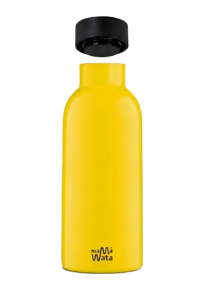 Mamawata Yellow Paslanmaz Çelik Termos Matara 470 Ml Sızdırmaz Yalıtımlı Suluk Sarı