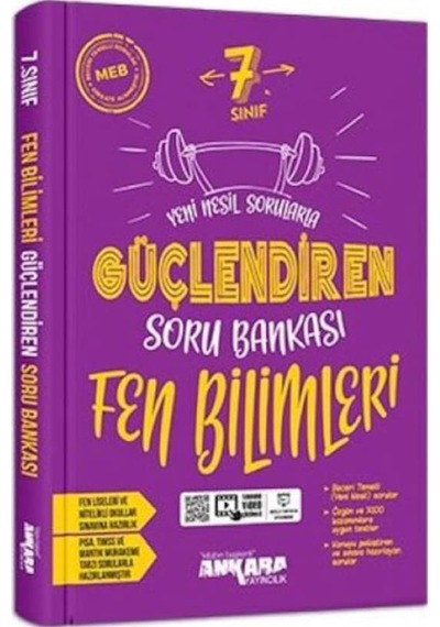 7 Sınıf Güçlendiren Fen Bilimleri Soru Bankası Ankara Yayınları