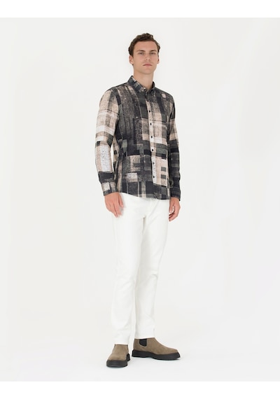 Pierre Cardin Erkek Ekru Jean 50274154-vr019 Ekru
