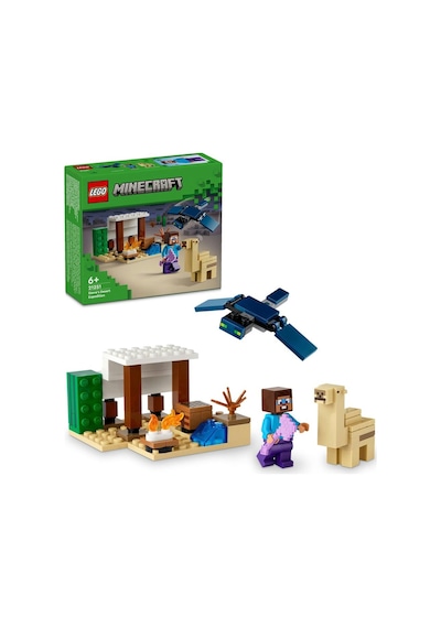 LEGO® Minecraft Steve'in Çöl Keşfi 21251 6+ Yaratıcı Oyuncak Yapım Seti - 75 Parça