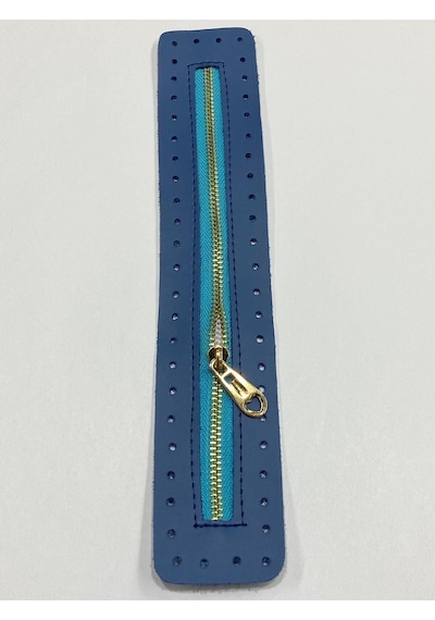 Karantuhafiye Derili Fermuar / Çanta Fermuarı / Kapak Fermuar 30 Cm Turkuaz Turkuaz