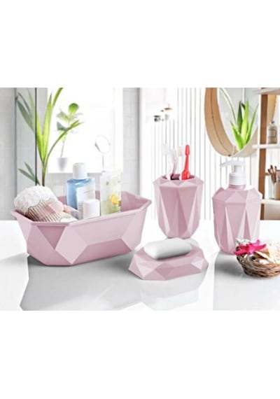 Pudra Prizma 4'Lü Banyo Seti Pudra