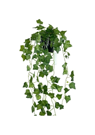 Yapay Çiçek Saksıda Sarkan Sarmaşık 9dal Hedera 80cm Yapay Sarmaşık Yeşil