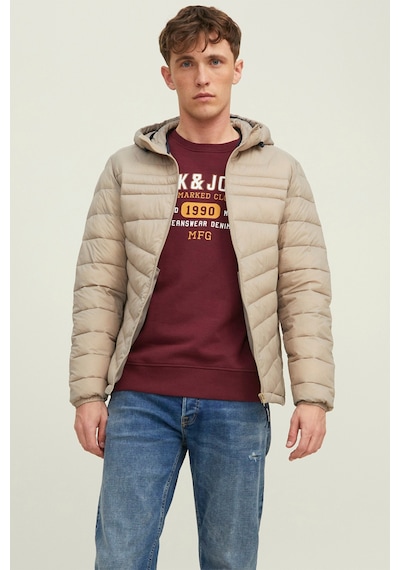 Jack & Jones Jjehero Puffer Krem Erkek Şişme Mont - 12211785 001