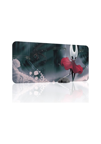 Hollow Knight Silksong Dikişli Kauçuk Oyuncu Mousepad V3 - 90x40 Xxl Gaming Mouse Pad