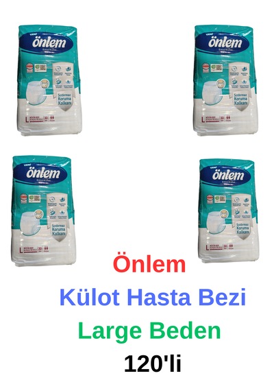 Önlem - Külot Yaşlı Yetişkin Hasta Bezi Large Beden 120'li L