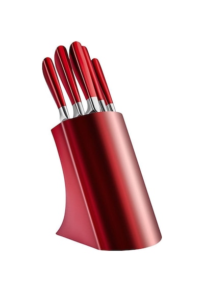 Karaca  Samuray Flash Red Japon Çeliği 6 Parça Bıçak Seti Kırmızı