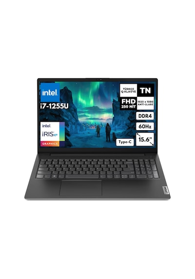 Lenovo V15 G3 IAP 82TT00C6TXFR75 i7-1255U 24 GB 512 GB SSD 15.6" W10H Dizüstü Bilgisayar