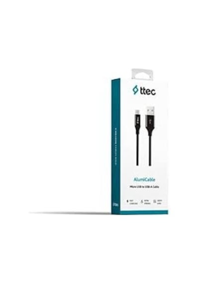 Ttec AlumiCable Micro USB Şarj/Data Kablo-2DK11RA -> Siyah