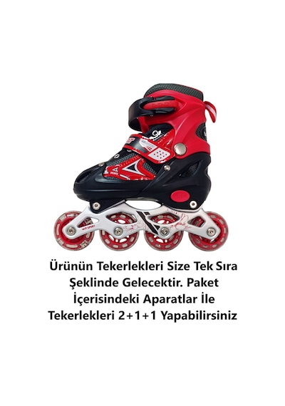 Çantalı Işıklı Numara Ayarlanabilen Çocuk Pateni Tek Sıra Ve 2+1+1 Teker Paten Pembe Kırmızı Mavi Kırmızı Çantalı Işıklı Numara Ayarlanabilen Çocuk Pateni Tek Sıra Ve 2+1+1 Teker Paten Pembe Kırmızı Mavi Kırmızı