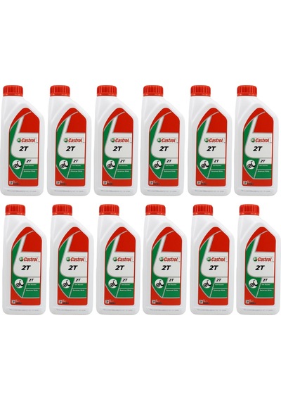 Castrol 2t 2 Zamanlı Motor Yağ 1lt - 12 Adet