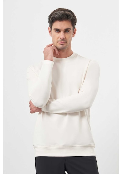 Morven Erkek Basic Dynamic Fit Bisiklet Yaka Sweet Shirt 25ks063010650 Krem