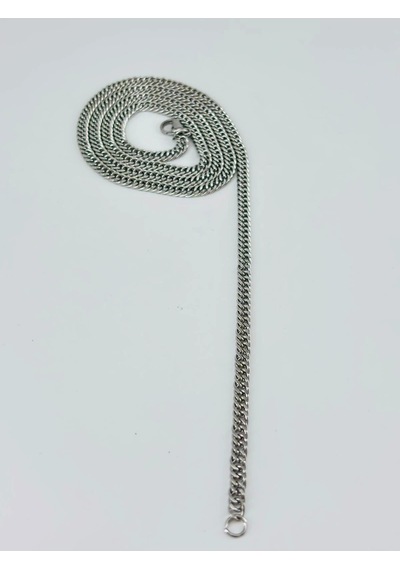 Rodyum Çelik Erkek Kolye 60 Cm - Ekl0053 Çok Renkli