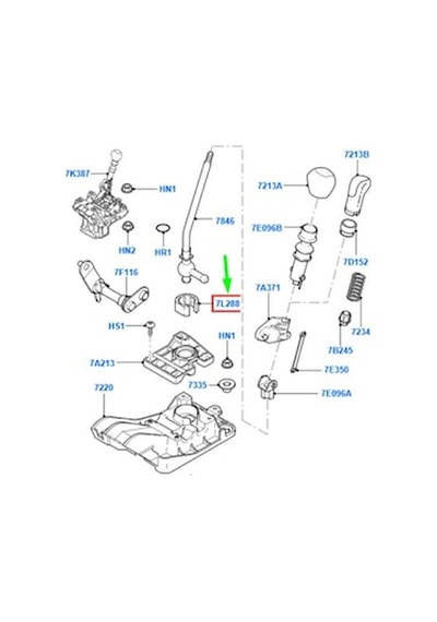 Ford Connect Vites Kol Burcu Vites 2002-2013