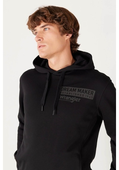 Wrangler Erkek Sweatshirt Siyah W232242 Regular 24kmc8000130 Mc80001 Siyah