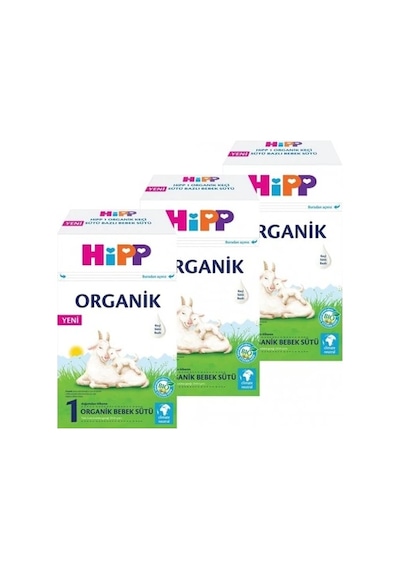 Hipp Organik 1 Keçi Sütü Bazlı Bebek Sütü 400 Gr 3 Adet