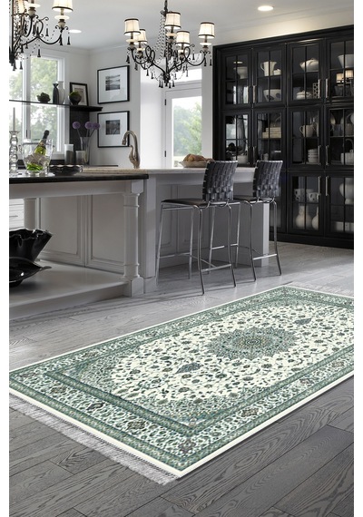 Eko Trend Djt Banyo Paspası Yıkanabilir Kaymaz Taban P1372 Osmanlı Yeşil