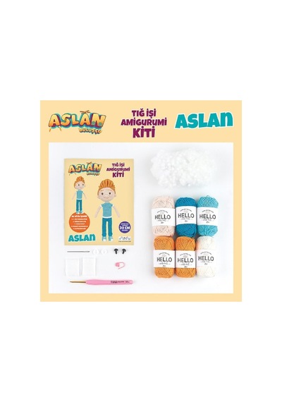 Amigurumi Seti, Aslan Buluşçu, Amigurumi Oyuncak Lak11 Karışık - 295152481