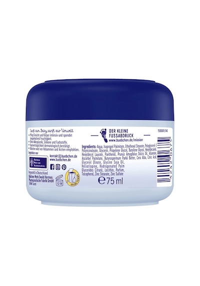 Bübchen Sensitive Bebek El Ve Yüz Kremi 75ml, Hassas Ciltler İçin