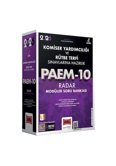 Yargı 2026 Paem Komiser Yardımcılığı Ve Rütbe Terfi Sınavlarına Hazırlık Radar Modüler Soru Bankası