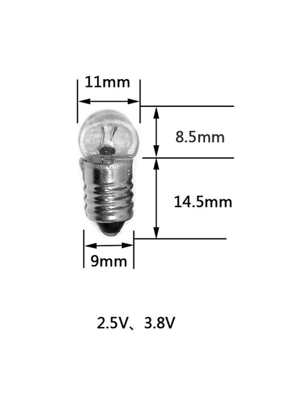 Fener Ampül 1.5 Volt Vidalı 50lik Paket