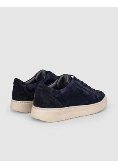 Cabani Lacivert Süet Hakiki Deri Erkek Casual Sneaker