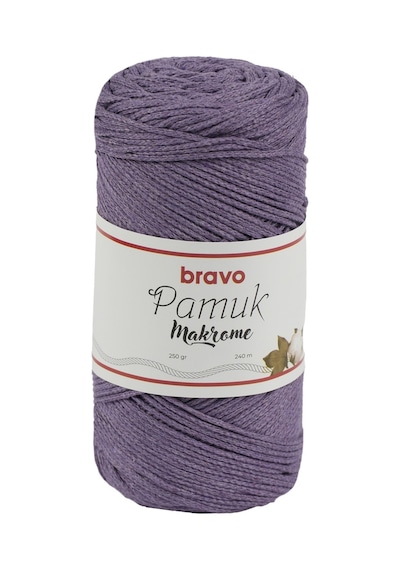Pamuk Makrome İplik 250 Gr 240 Metre Koton Renk Kodu: 503 Mor