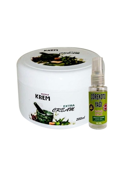 Süper Mucizevi Krem Bölgesel Bakım Relax Kremi 125 Ml + Hediye 30 Ml Çörek Otu Yağı