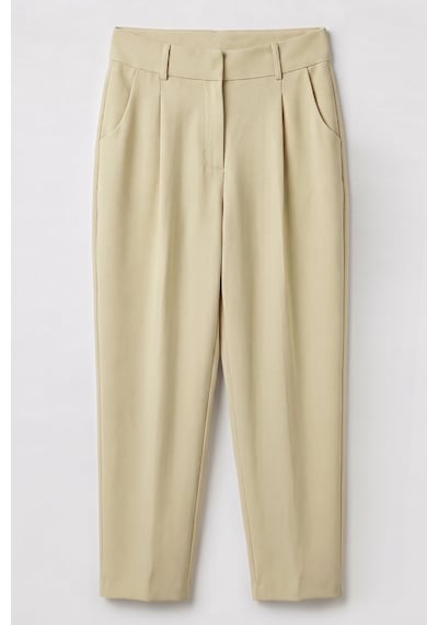 Sateen Talia Havuç Pantolon - Bej-137378