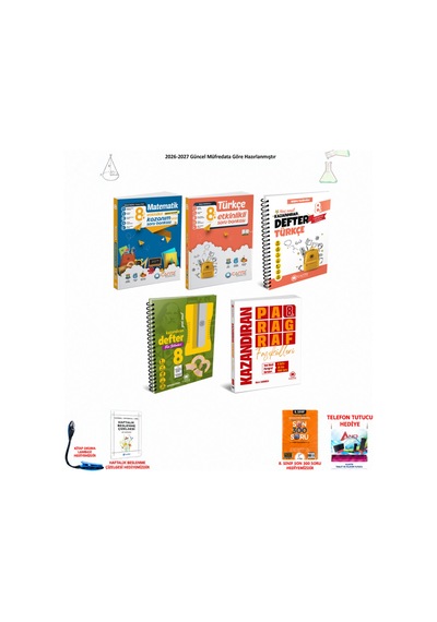 Çanta 8. Sınıf Lgs Tüm Dersler 161 5 Kitap Seti