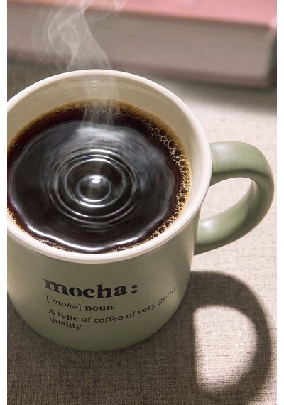 Mocha Mottolu Lory Porselen Kupa 380 Ml Çok Renkli