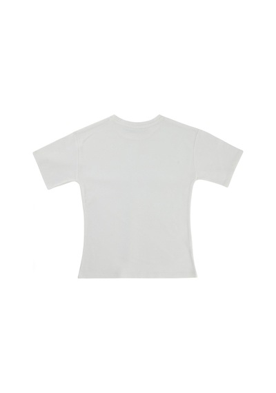 Civil Boys Basic Petek 10-13 Yaş Tişört - Beyaz Şeker Kasar