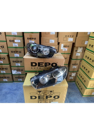 Vw Scirocco 2008-2013 Arası Depo Sağ Ve Sol Far Takım D1s Xenon 1k8941753b / 1k8941754b