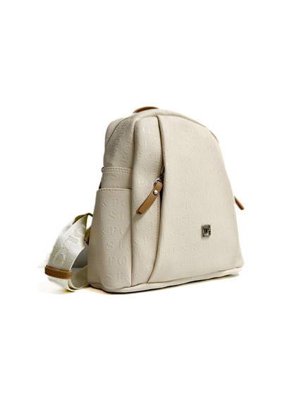 Just Polo Kadın Yeni Sezon Büyük Boy Sırt Çantası 6011mh Krem Camel Yeni