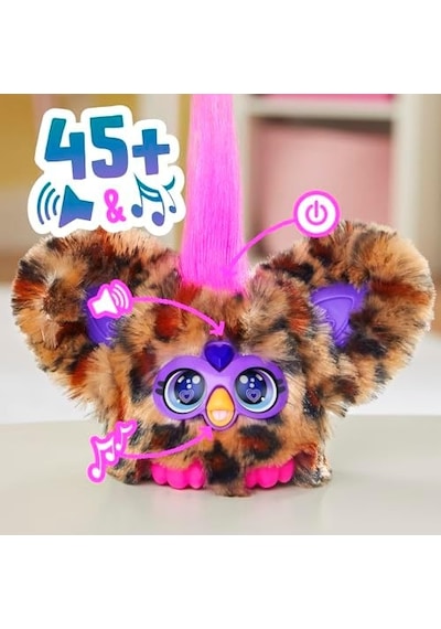 Furby Furblet Sesli Peluş Chee-chee G1697 000 Açık Krem