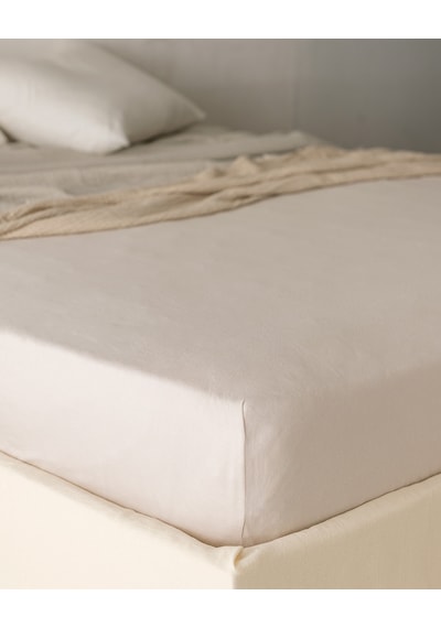 Madame Coco Belle King Size Lastikli Bambu Çarşaf - Gri Crsf0000000025 Beyaz