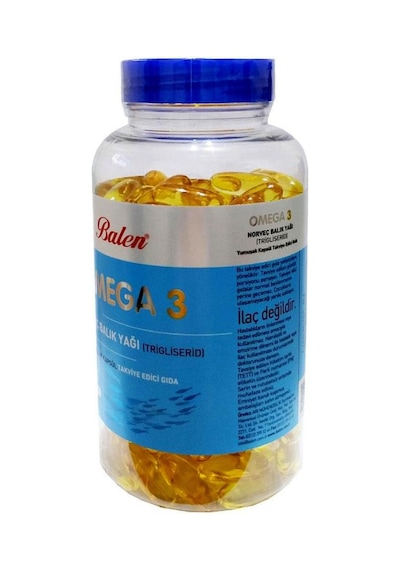 Balen Omega 3 Norveç Balık Yağı Trglsrd 1380mg X 200 Kapsül X 6 Kutu