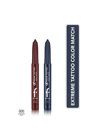 Extreme Tattoo Color Match İkilisi - 002 Burgundy &006 Navy SET314 Diğer