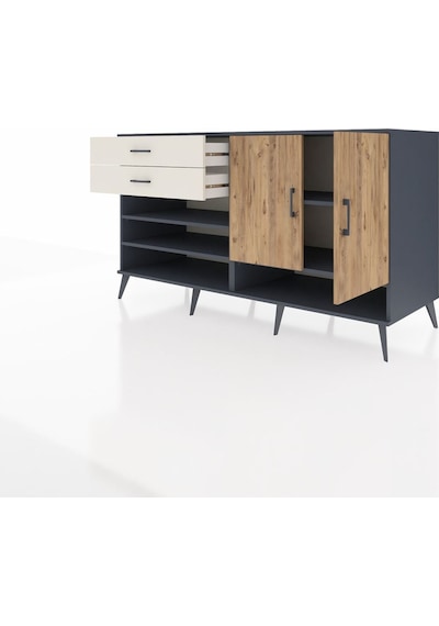 Kronos Konsol 4 Raflı 2 Çekmeceli 2 Kapaklı 176x59x99 Antrasit-ça Antrasit-çam/aytaşı Kronos Konsol 4 Raflı 2 Çekmeceli 2 Kapaklı 176x59x99 Antrasit-ça Antrasit-çam/aytaşı