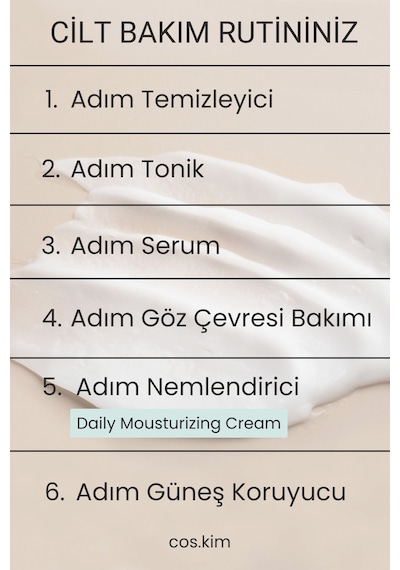 Yoğun Nemlendirici Ve Bariyer Güçlendirici Günlük Bakım Kremi Daily Moisturising Cream 50ml