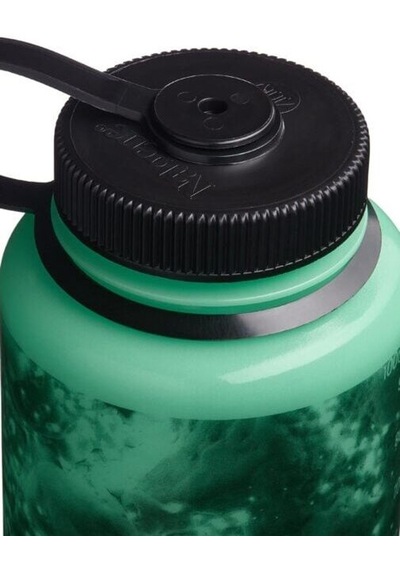 Nalgene Wide Mouth 32 Oz Suluk Matara 1 Litre Glowyld Worms 682025-0033 Yeşil