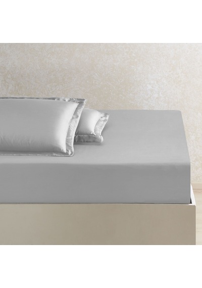 Linens X Tencel Lyocell 2'li Volanlı Yastık Kılıfı Seti Gri Gri