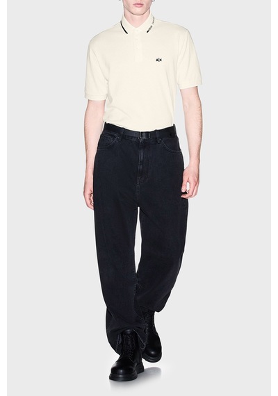Armani Exchange % 100 Pamuk Regular Fit Düğmeli Polo Erkek Polo Xm002932 Af13026 U0007 Kırık Beyaz Armani Exchange % 100 Pamuk Regular Fit Düğmeli Polo Erkek Polo Xm002932 Af13026 U0007 Kırık Beyaz