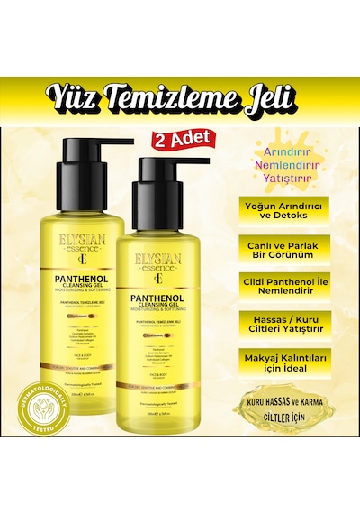 Elysian Essence Nemlendirici Yatıştırıcı Yüz Temizleme Jeli 2'li