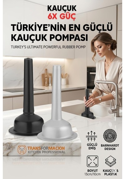 Ayrex Lavabo Açıcı Pompa 2 Adet Barnhardt Design 718804