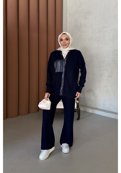 Riella Butik Selora Tesettür Takım Lacivert